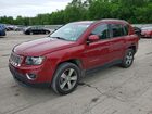 2016 Jeep Compass Latitude Red vin: 1C4NJDEB8GD745392
