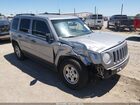 2016 Jeep Patriot Sport Silver vin: 1C4NJPBA0GD732388