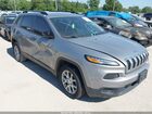 2016 Jeep Cherokee Sport Gray vin: 1C4PJLAB6GW137657