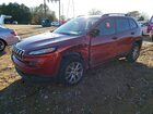 2016 Jeep Cherokee Sport Burgundy vin: 1C4PJLAB8GW222709
