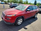 2017 Jeep Cherokee Sport Темно-бордовый vin: 1C4PJLAB9HD231822