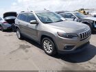 2019 Jeep Cherokee Latitude Fwd Gray vin: 1C4PJLCB0KD396050