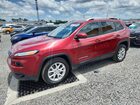 2017 Jeep Cherokee Latitude Red vin: 1C4PJLCB7HW660636