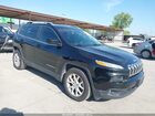2017 Jeep Cherokee Latitude Fwd Black vin: 1C4PJLCS9HW554561