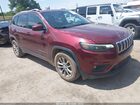 2019 Jeep Cherokee Latitude Plus Fwd Red vin: 1C4PJLLB2KD176277