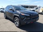 2017 Jeep Cherokee Trailhawk 4x4 Black vin: 1C4PJMBB1HD225078