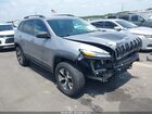 2017 Jeep Cherokee Trailhawk 4x4 Silver vin: 1C4PJMBS6HW634326