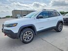 2021 Jeep Cherokee Trailhawk White vin: 1C4PJMBX1MD172002