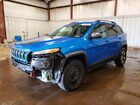 2018 Jeep Cherokee Trailhawk Blue vin: 1C4PJMBX9JD526067
