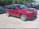 2016 Jeep Cherokee Latitude Red vin: 1C4PJMCB5GW253905