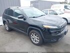 2017 Jeep Cherokee Latitude 4x4 Black vin: 1C4PJMCB6HW619081
