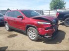 2016 Jeep Cherokee Latitude Red vin: 1C4PJMCS4GW368236