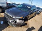 2017 Jeep Cherokee Latitude Gray vin: 1C4PJMCS4HW590325