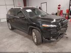 2017 Jeep Cherokee Latitude 4x4 Black vin: 1C4PJMCS7HW615217