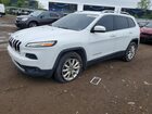 2016 Jeep Cherokee Limited White vin: 1C4PJMDS2GW220911