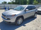 2016 Jeep Cherokee Limited Silver vin: 1C4PJMDS9GW181864