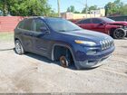 2016 Jeep Cherokee Limited Blue vin: 1C4PJMDS9GW202941
