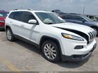 2016 Jeep Cherokee Limited White vin: 1C4PJMDS9GW345999