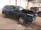 2018 Jeep Cherokee Limited 4x4 Blue vin: 1C4PJMDX0JD517738
