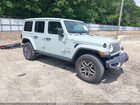 2024 Jeep Wrangler 4-door Sahara 4x4 Gray vin: 1C4PJXEG9RW326657
