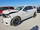 2019 Dodge Durango Gt White vin: 1C4RDHDG2KC743746