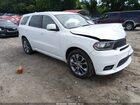 2019 Dodge Durango Gt Plus White vin: 1C4RDHDG3KC650606
