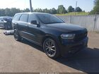 2017 Dodge Durango Gt Rwd Black vin: 1C4RDHDG7HC878441