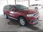 2021 Dodge Durango Sxt Plus Awd Burgundy vin: 1C4RDJAGXMC544426