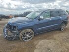 2020 Jeep Grand Cherokee Overland Синий vin: 1C4RJECG0LC338608