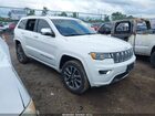 2018 Jeep Grand Cherokee Overland 4x4 White vin: 1C4RJFCG7JC136822