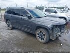 2021 Jeep Grand Cherokee L Overland 4x4 Gray vin: 1C4RJKDG7M8177613