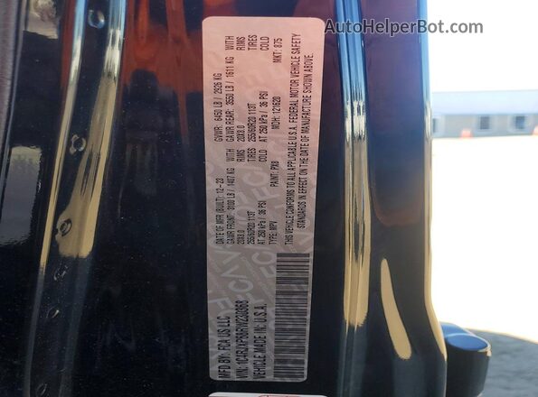 1C4RJXP68RW230368 2024 JEEP WRANGLER Черный Панорамный вид салона 360°
