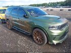 2021 Dodge Durango R/t Awd Green vin: 1C4SDJCT9MC765866