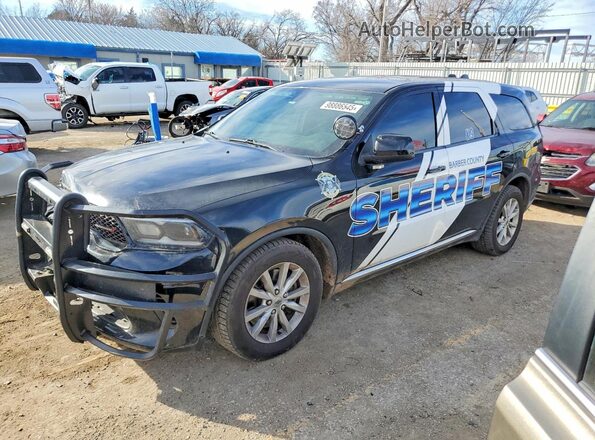 1C4SDJFT6MC725384 2021 DODGE DURANGO Черный Передняя левая четверть