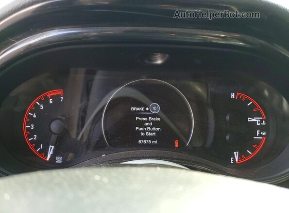 1C4SDJFT6MC725384 2021 DODGE DURANGO Черный Вид щитка приборов