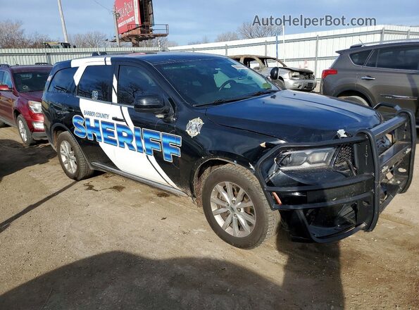 1C4SDJFT6MC725384 2021 DODGE DURANGO Черный Передняя правая четверть