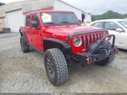 2020 Jeep Gladiator Overland 4x4 Red vin: 1C6HJTFG0LL103449