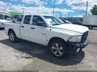 2018 Ram 1500 Express  4x4 6'4 Box White vin: 1C6RR7FG3JS343540
