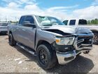 2019 Ram 1500 Big Horn/lone Star  4x2 6'4 Box Silver vin: 1C6RREBT2KN757433