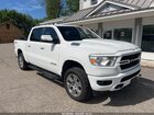 2019 Ram 1500 Big Horn/lone Star  4x4 5'7 Box White vin: 1C6SRFFT3KN775246