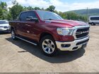 2019 Ram 1500 Big Horn/lone Star  4x4 5'7 Box Red vin: 1C6SRFFTXKN659901