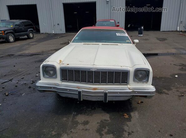 1D80H5D456356 1975 CHEVROLET EL Two Tone Widok z przodu