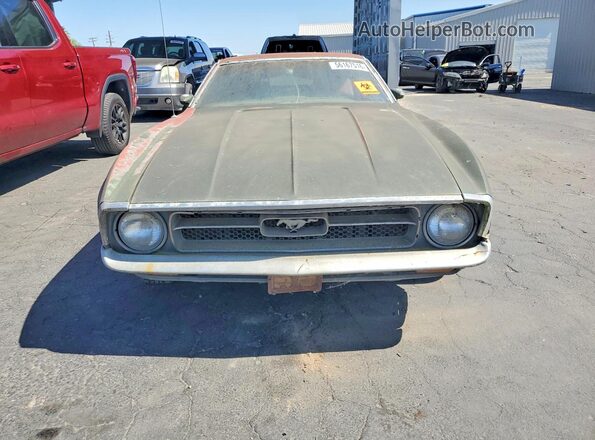 1F04H177335 1971 FORD MUSTANG Зеленый Вид спереди