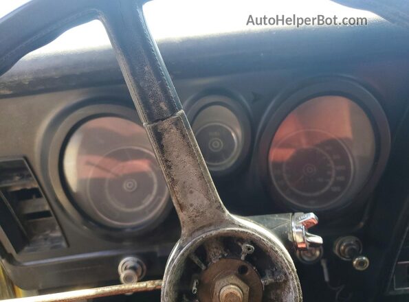 1F05H192285 1971 FORD MUSTANG Yellow Вид щитка приладів