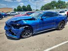 2017 Ford Mustang Gt Blue vin: 1FA6P8CF7H5358608