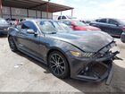 2016 Ford Mustang Ecoboost Gray vin: 1FA6P8TH1G5206176