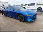 2018 Ford Mustang Ecoboost Blue vin: 1FA6P8TH7J5120586
