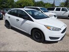 2017 Ford Focus S White vin: 1FADP3E21HL283422