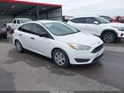2016 Ford Focus S White vin: 1FADP3E28GL392359