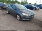 2018 Ford Focus Se Gray vin: 1FADP3F20JL218260